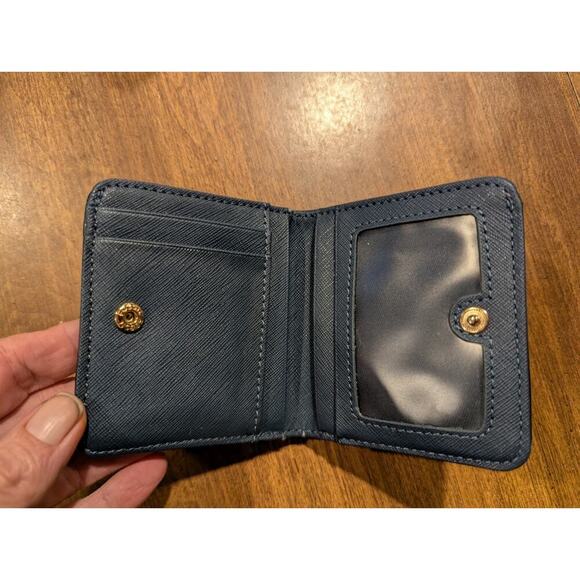 Fossil Wallet Snap Close Zipper Pouch Retro Cute Jean Pocket Size 4x3x1” - Picture 4 of 11